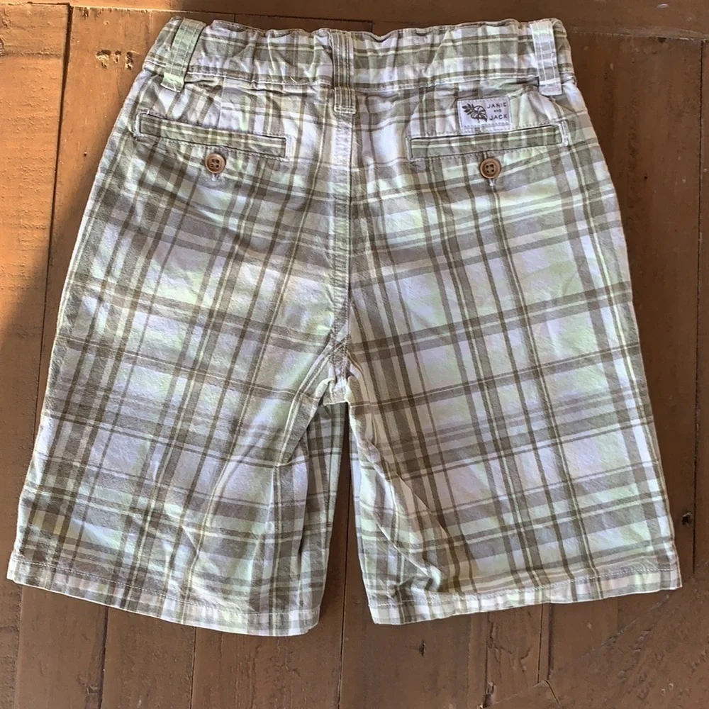 Janie and jack plaid shorts